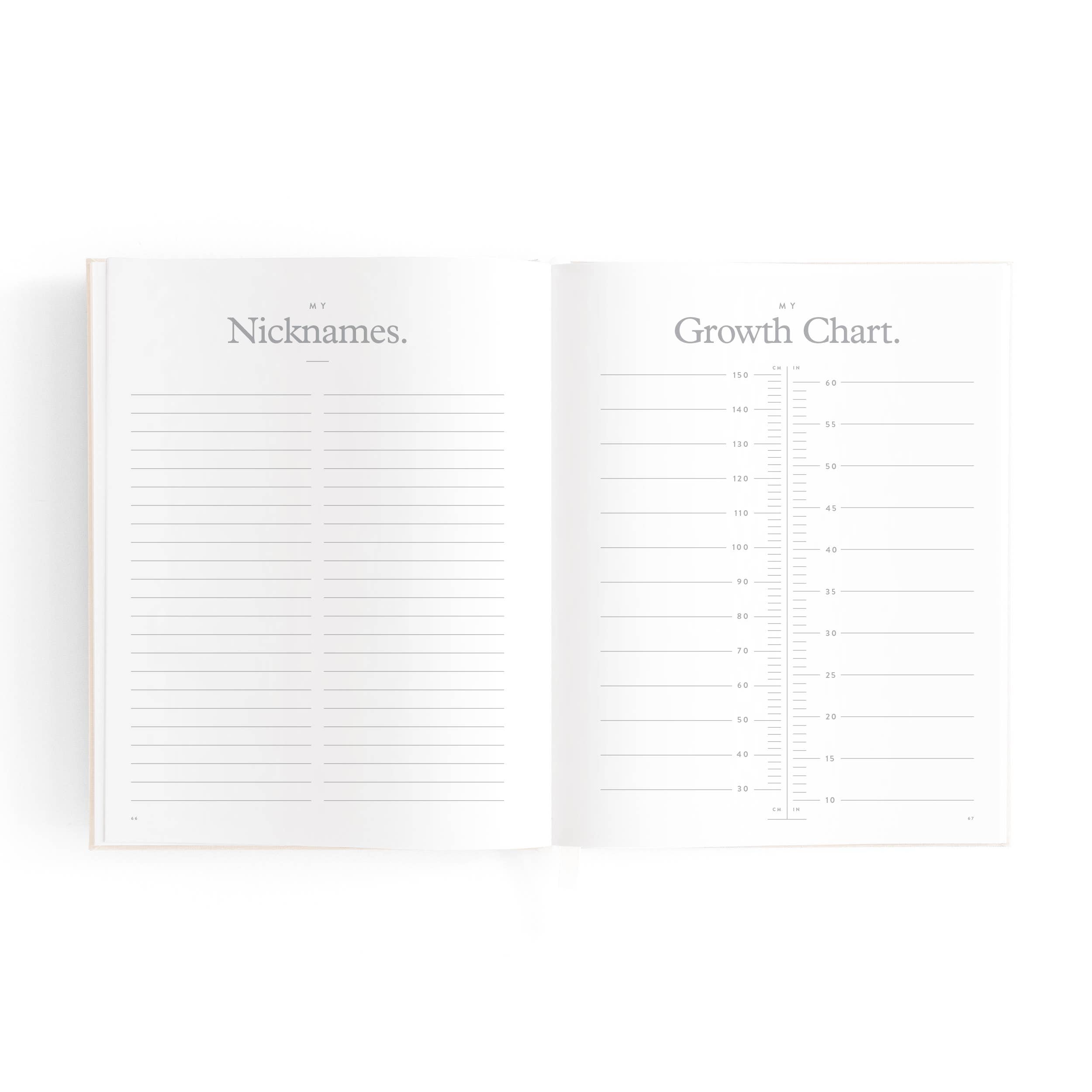 Fox & Fallow – wholesale Minnesbok - Barn och baby – Mini Baby Book Havregryn30