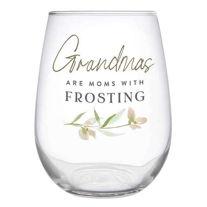 Faithworks by Creative Brands - Wholesale Wine Glass - Grandma Frosting Wine Glass
