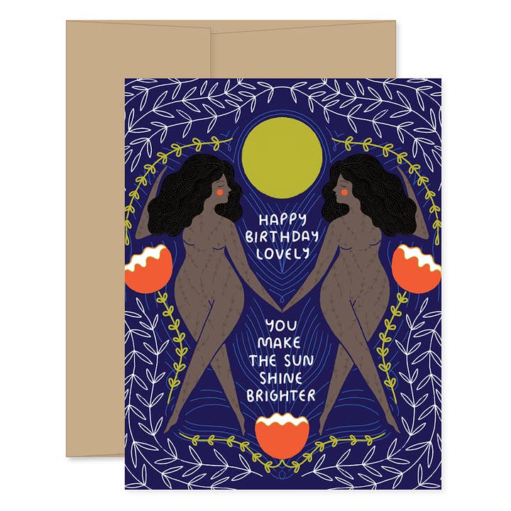 Birthday Lovely Greeting Card for wholesale by Gingiber