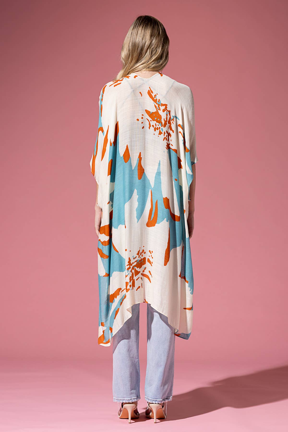 Urbanista - Vente Kimono – femme - Kimono long à imprimé floral ample30