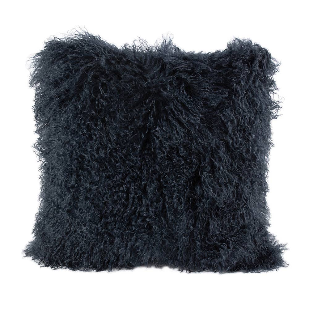 Fibre by Auskin USA - Wholesale Throw/Decorative Pillow - Tibetan Lambskin Pillow Square5