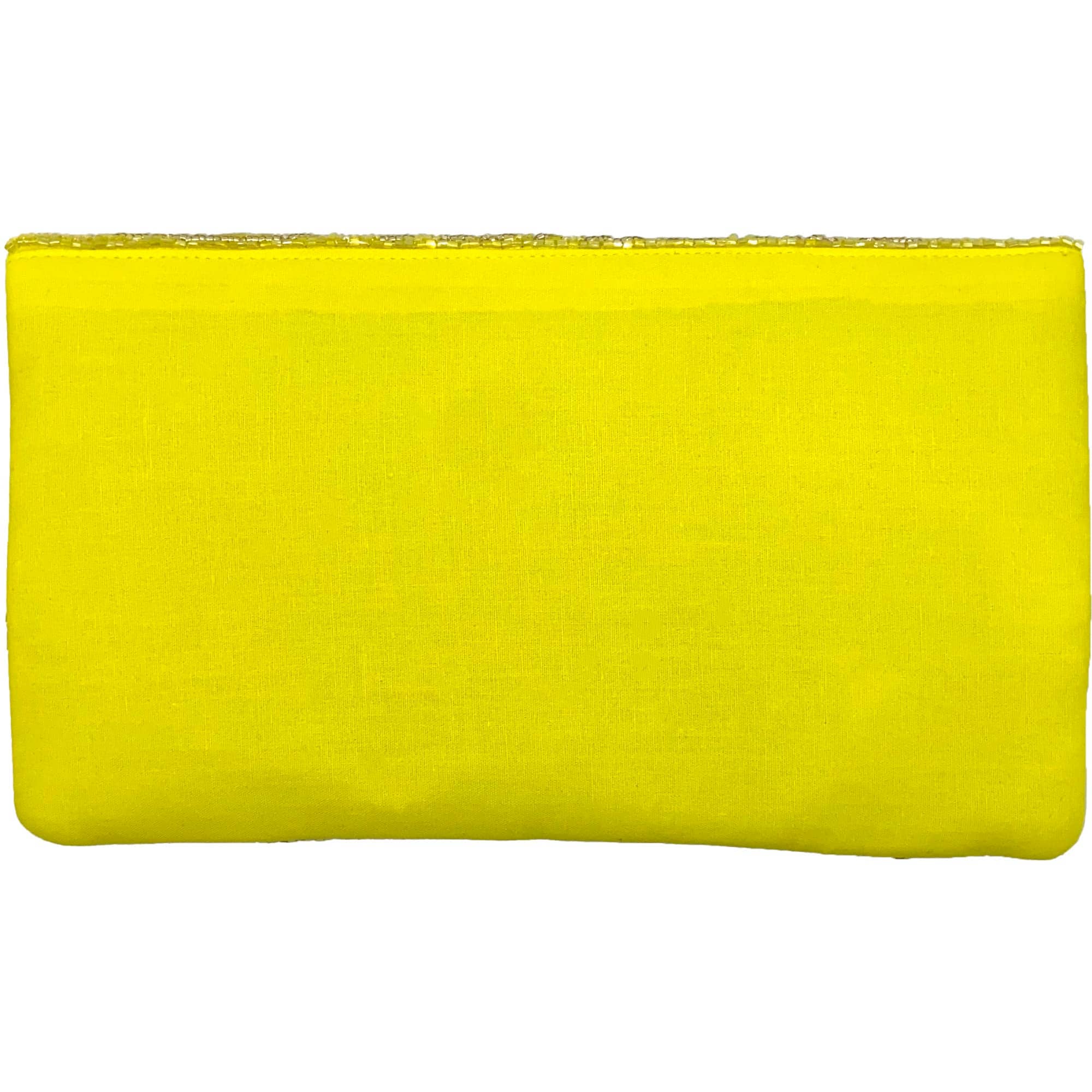 Pizzazz, Inc. - Wholesale Clutch Bag - Women's - YELLOW FLORAL BEADED CLUTCH1