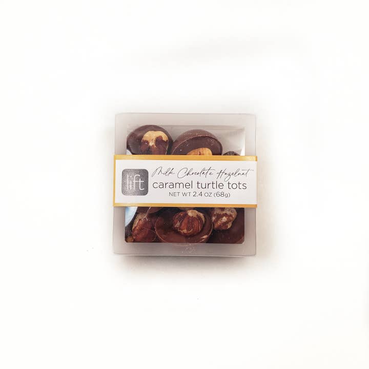 Lift Chocolate - Wholesale Chocolate Covered Sweets - Lift Caramel Turtle Tots