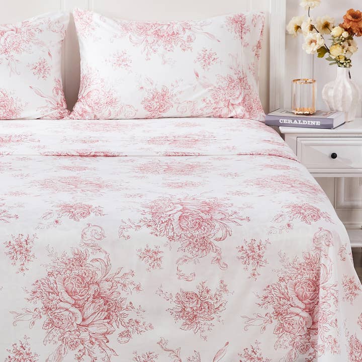 Mélange Home - Wholesale Sheet Set - Toile Printed Cotton Sheet Set11