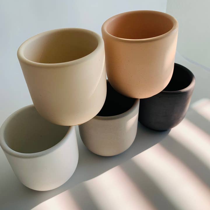 Pur Joi – wholesale Ljushållare – Betongbehållare - 10oz ljusfartyg, modern inredning1