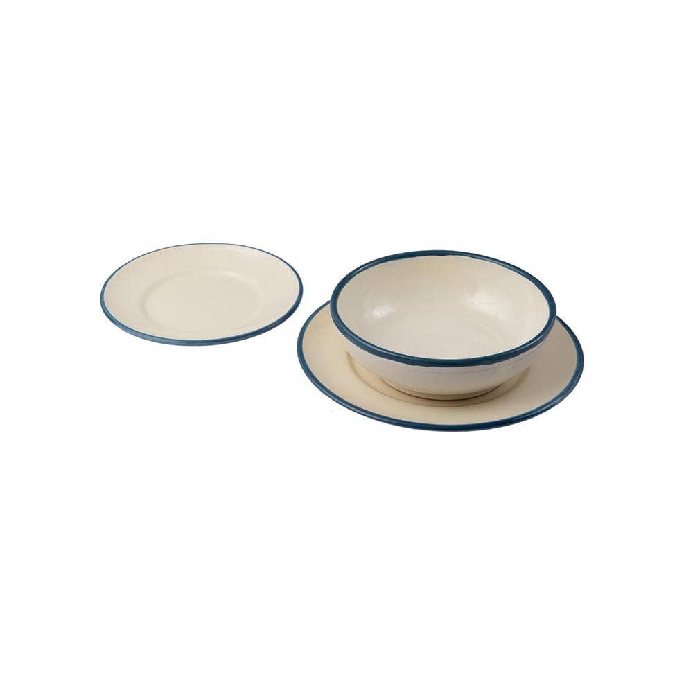 LOLIVA - Vente Assiette de service - Plat Plat diam. 25 cm - Ligne Bord7