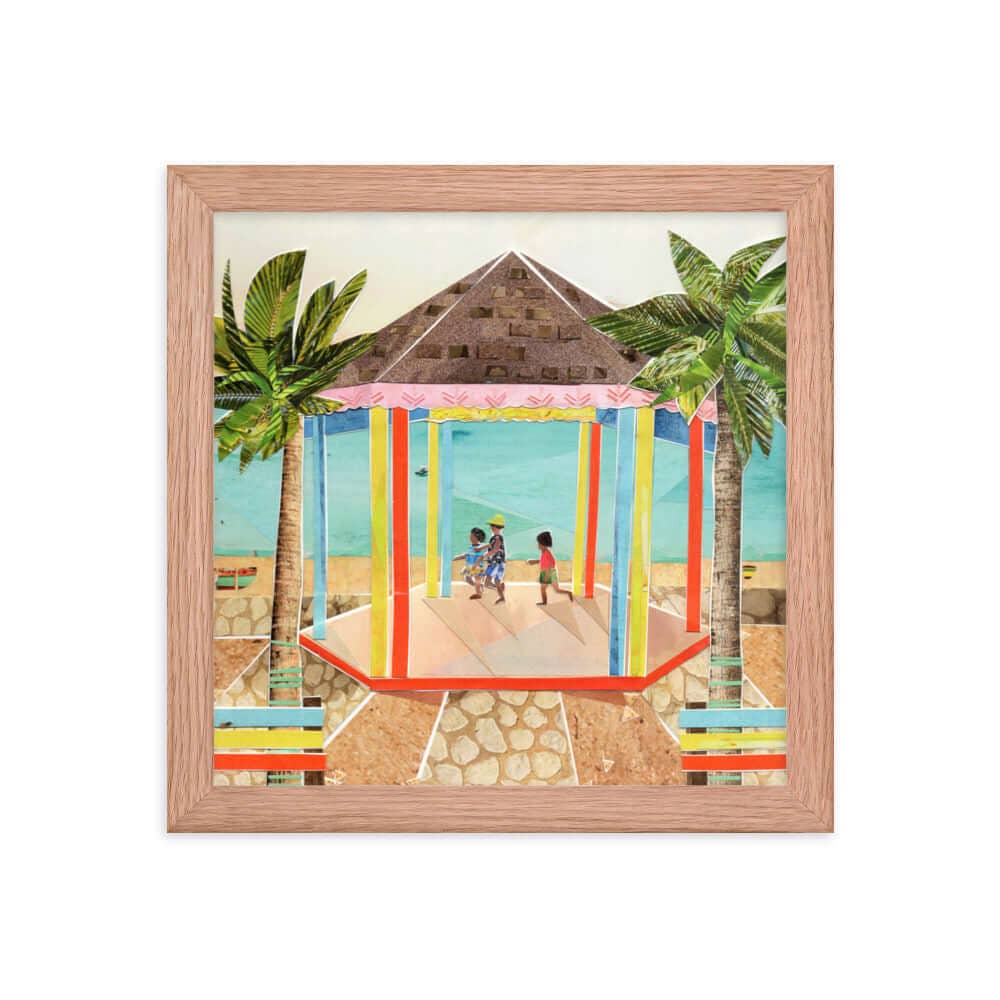 more the merrlier - Wholesale Art Print - Caribbean Park Collage Art Print8