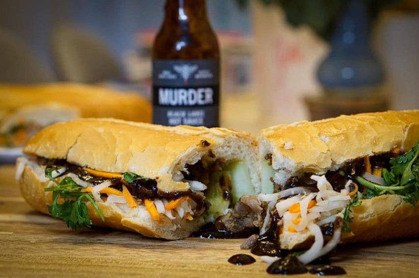 Murder Hornet Hot Sauce - Wholesale Hot Sauce - Black Label Hot Sauce2