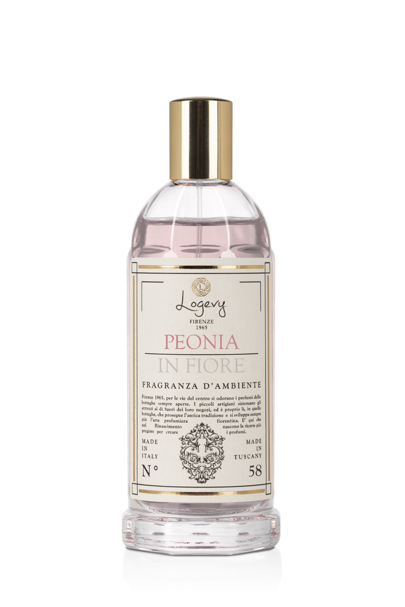 Logevy Firenze 1965 - Wholesale Room & linen spray - Peony in Bloom Room Fragrance Spray 75ml1