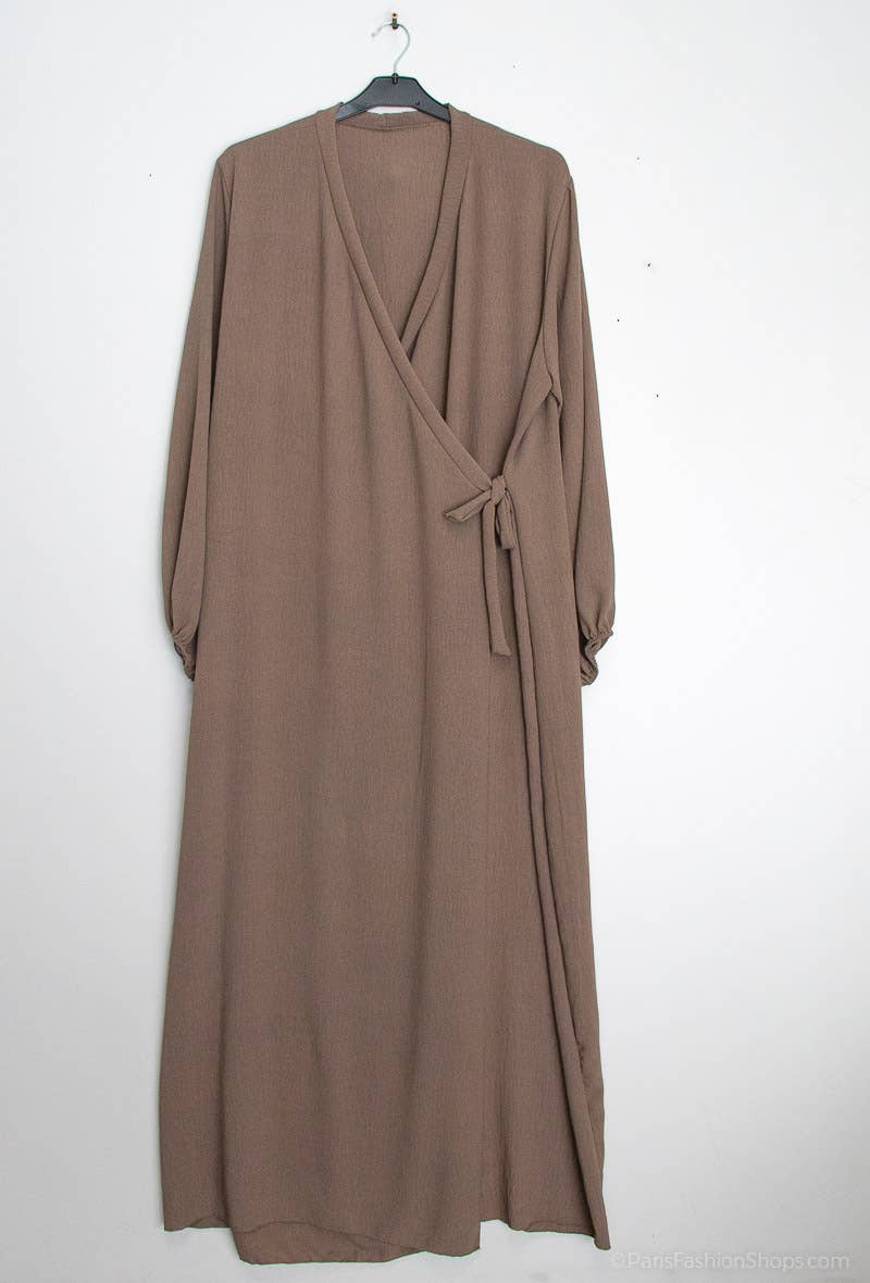 IDEAL OUTFIT - Vente Robe – femme - Robe abaya porte feuille ref:2372jazz34