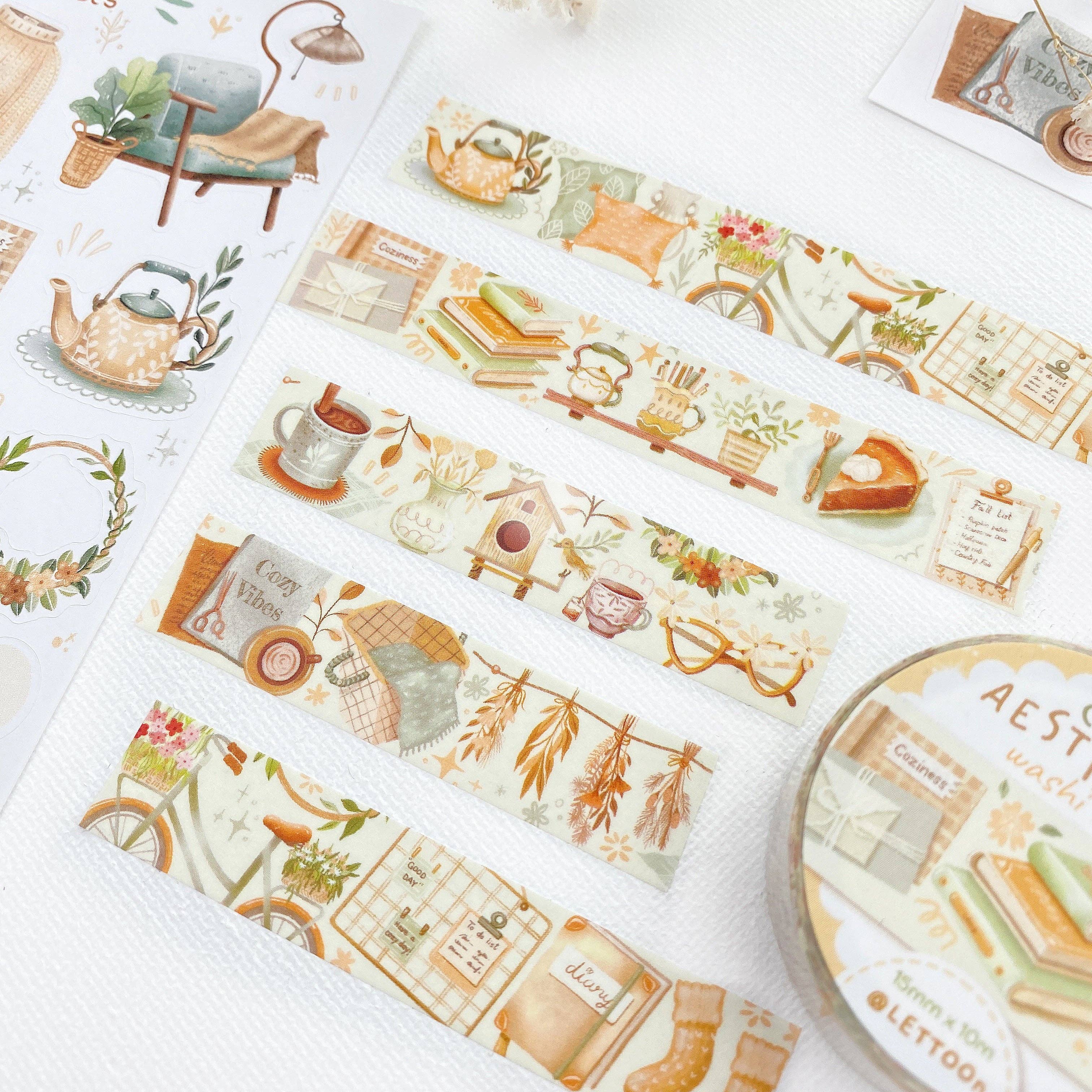 Lettoon - Wholesale Washi Tape - Washi Tape - Cozy Aesthetic4
