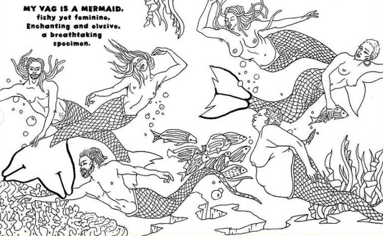 Microcosm Publishing & Distribution - Wholesale Colouring and activity book – adult - My Vag: A Rhyming Coloring Book2