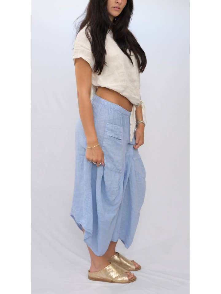 Merci Marie - Wholesale Pants - Women's - Linen Parachute Pants5