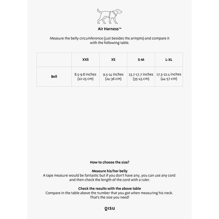 Qisu – Großhandel Haustiergeschirr – Hund – Hundegeschirr | Air Collection8