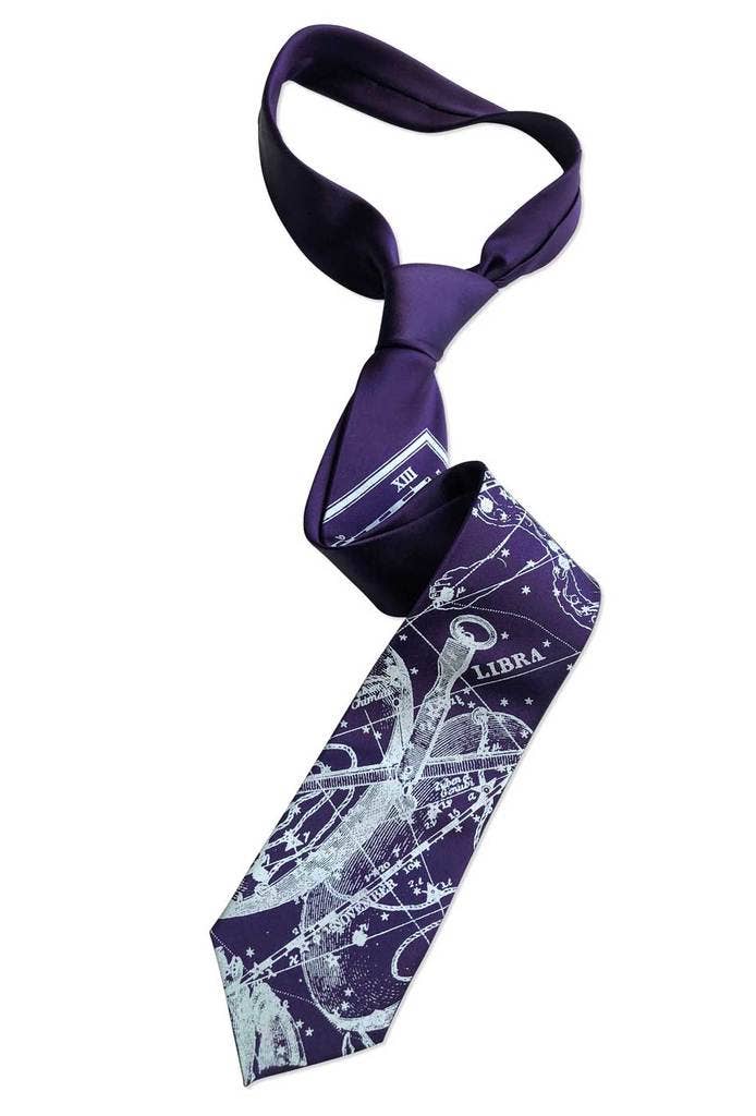 Cyberoptix Tie Lab - Wholesale Necktie - Men's - Libra Constellation. Zodiac Necktie.3