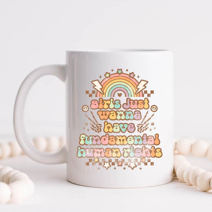 Piger vil bare have grundlæggende rettigheder, Kvinders rettigheder for engroshandel hos Hm Mugs