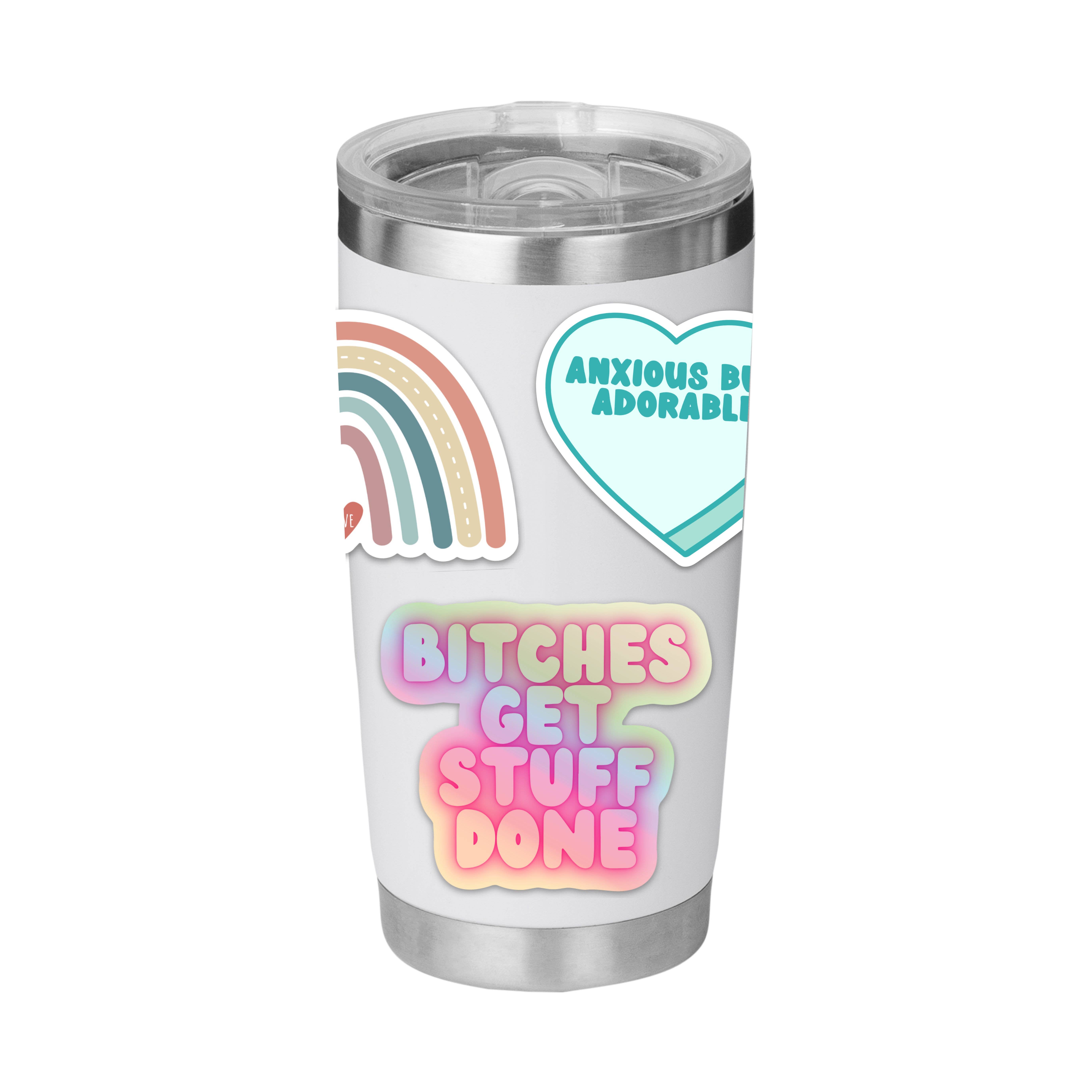 R is for Robo - Vente Autocollant - Autocollant holographique en vinyle pour cadeaux féministes pour femmes2