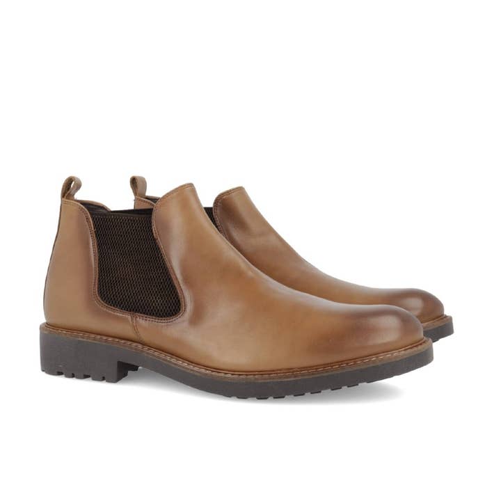 Chelsea-Lederstiefel CR-22102-LEATHER für den Großhandel von Caramelo Shoes