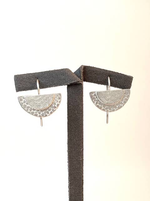 The Mini Half Moon Earrings for wholesale by KFinn Designs