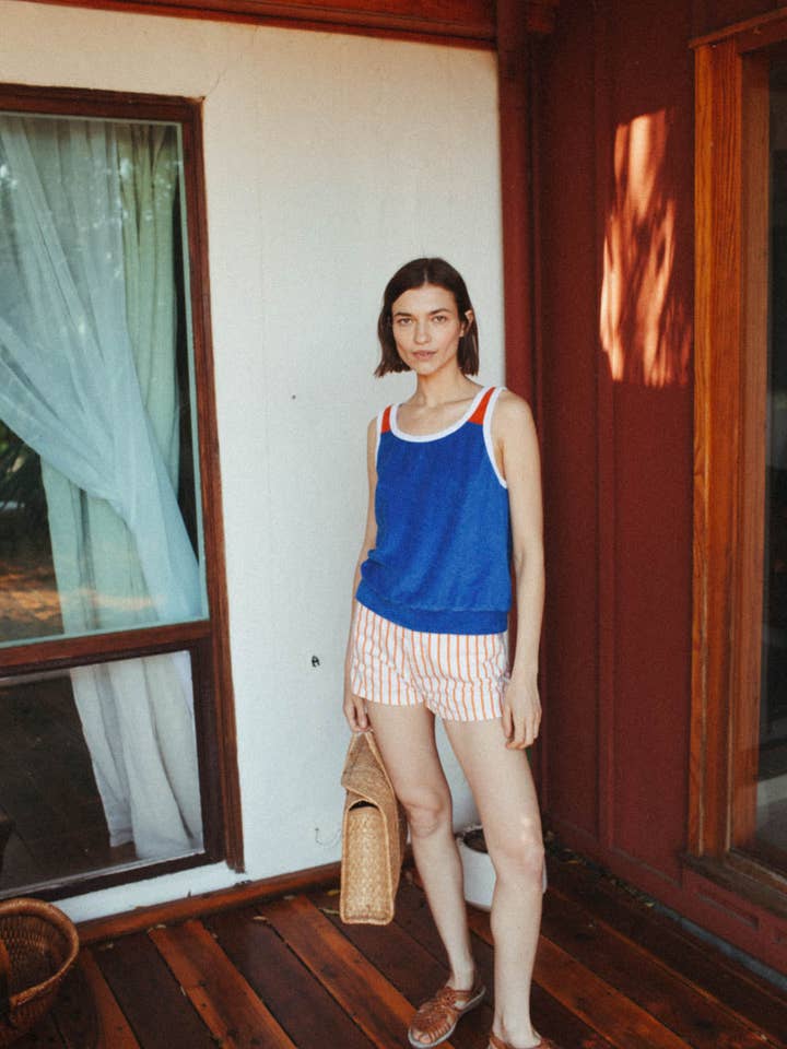 Terrycloth Tank for wholesale by The Bee & The Fox