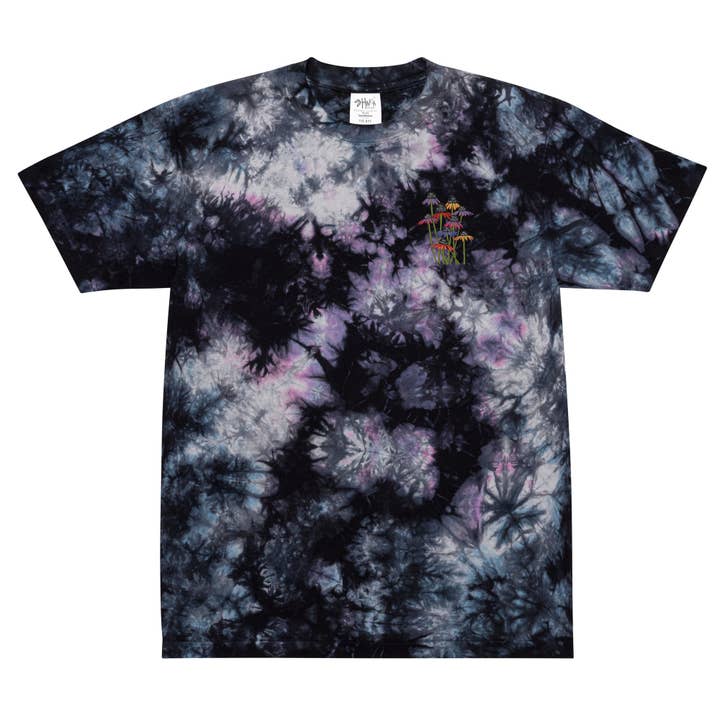 Oversized T-shirt met tie-dye, uniseks voor wholesale door Artifacts of Joy