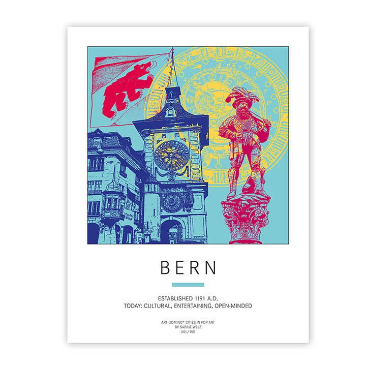 Plakat - Bern por atacado de ART-DOMINO® CITIES IN POP ART