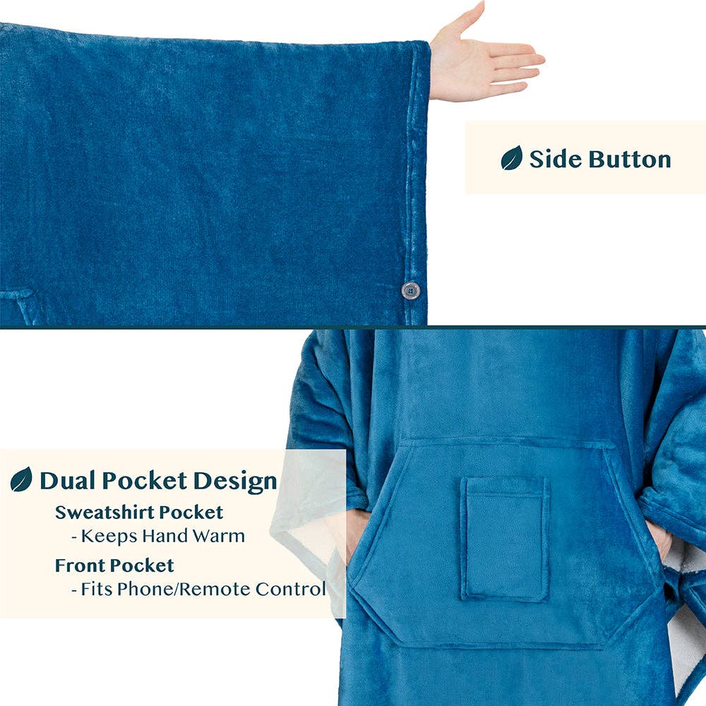 Pavilia - Wholesale Poncho - Women's - Neck Warmer Hooded Poncho Blanket59