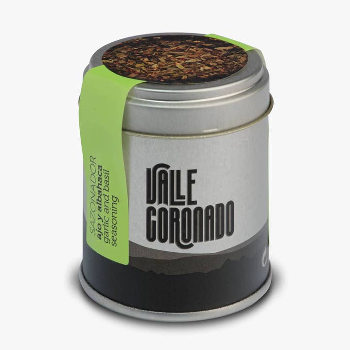 Valle Coronado - Vente Mélanges d'épices séchées - Assaisonnement Ail et Basilic0
