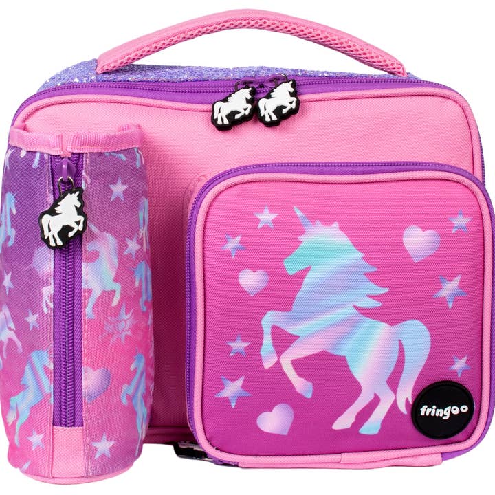 Fringoo Group Ltd - Vendita all'ingrosso Cestino/borsa pranzo - Bambini - Borsa da pranzo quadrata - Unicorn Ombre