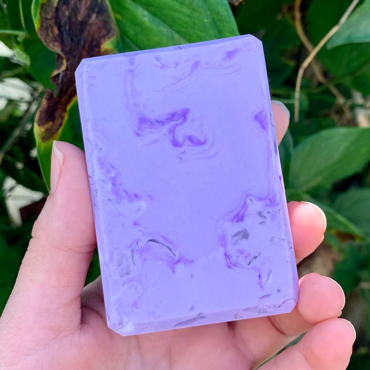 Lavender Soap with Coconut Milk Base for wholesale by Miss Gold Handcrafted
