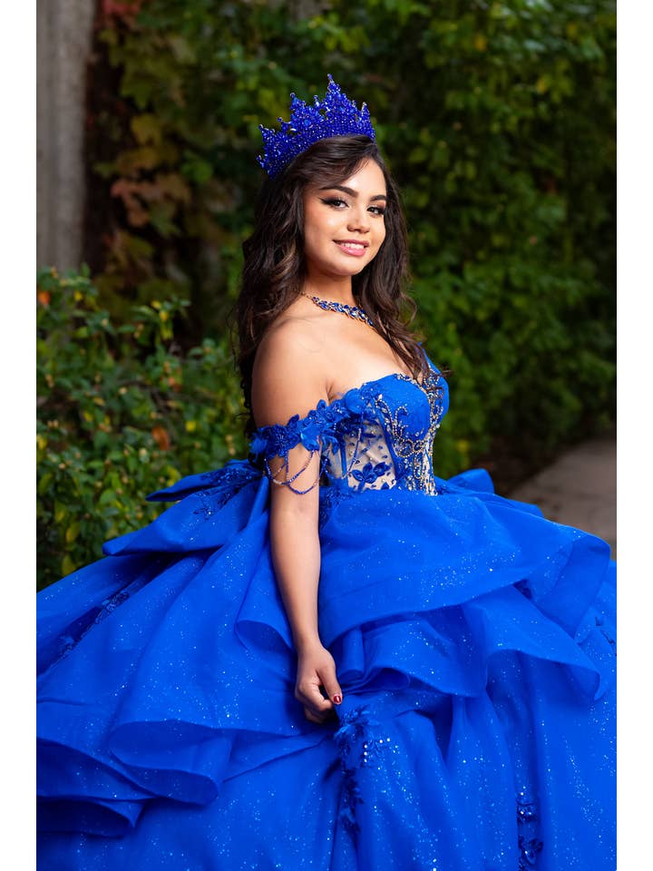 Chicas – Engroshandel Aftenkjole - Dame – Skulderfri quinceañera-kjole med korset CHF313217