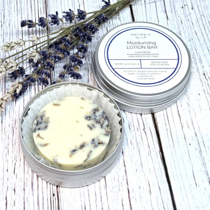 Lavender Lotion Bar | Luxury Hydrating Cocoa Butter Bar for wholesale by Naturals by Mila