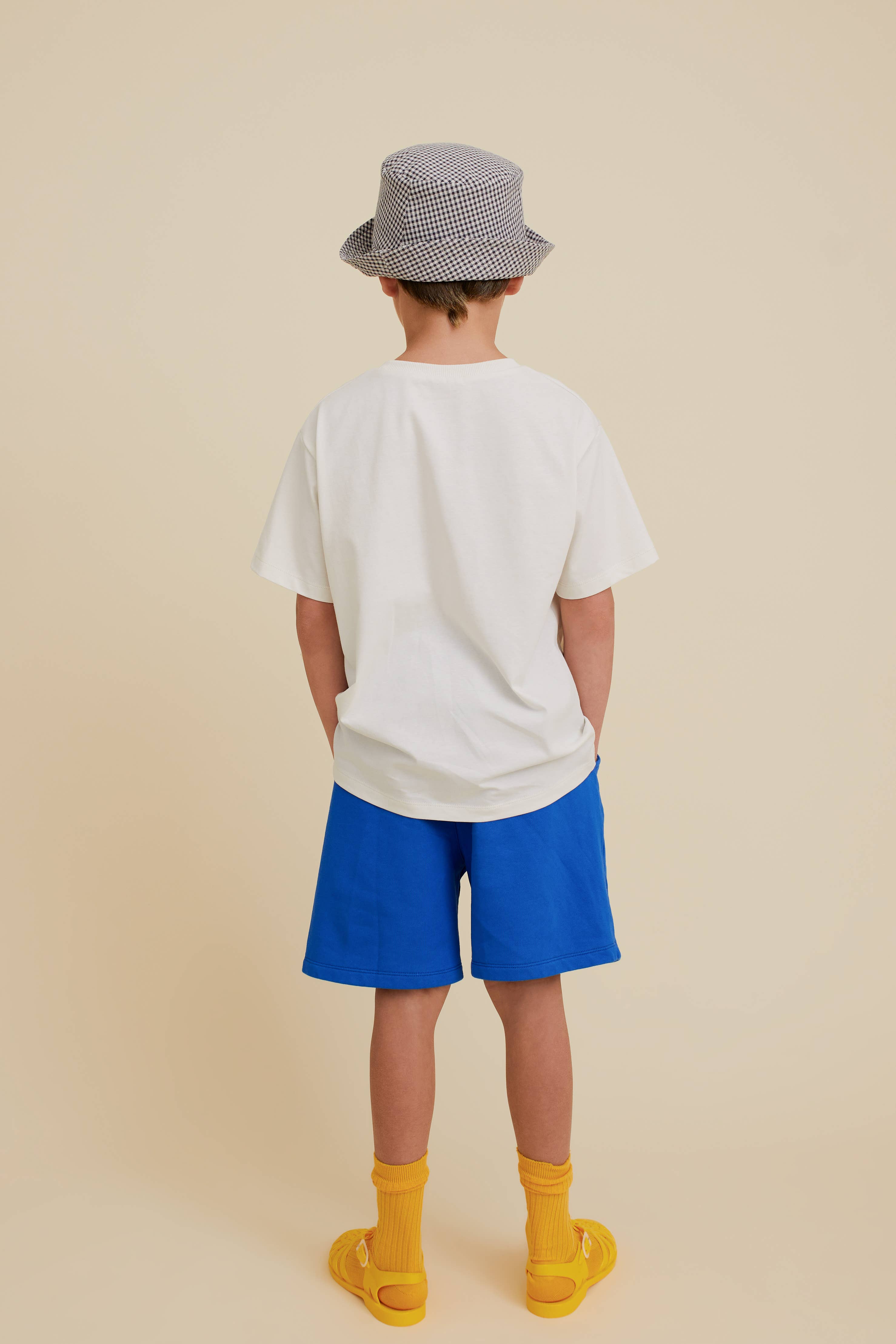 Gebroken wit Organisch katoenen T-shirt 'Sunshine in a Jar' unisex oversized voor groothandel op Faire3