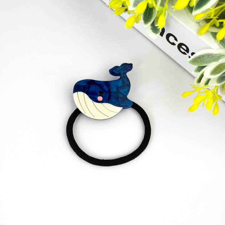 TheDivaSoap - Wholesale Hair Tie - Acetate Marine Animal Hair Tie, Funny Hair Ties