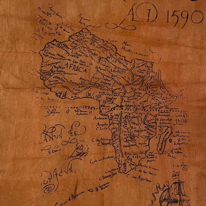 Carte de l'Afrique précoloniale pour la vente par KENDI AMANI