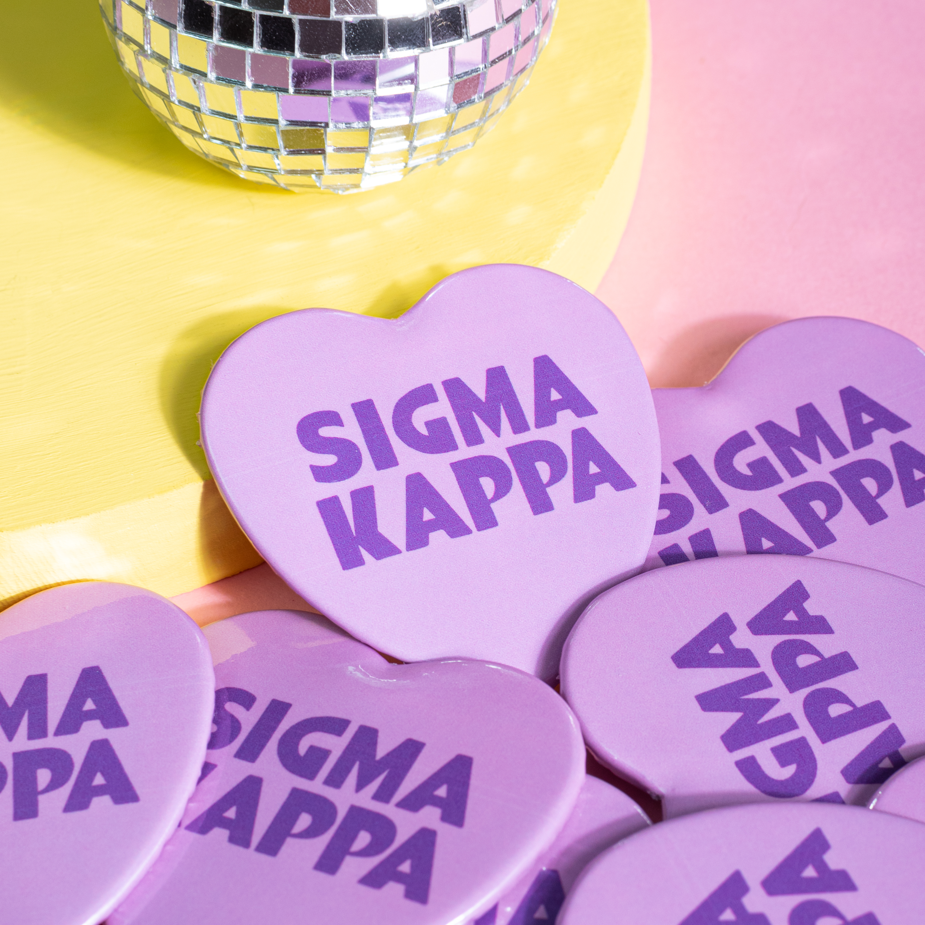 Swag - Wholesale Lapel Pin/Button - Pop Heart Buttons15