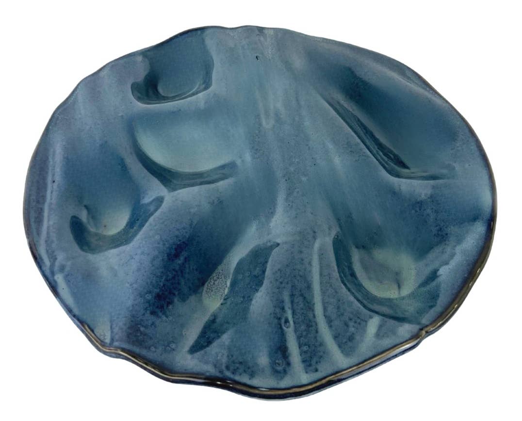 ALEX MARSHALL STUDIOS - Wholesale Platter - Round Ripple Platter2