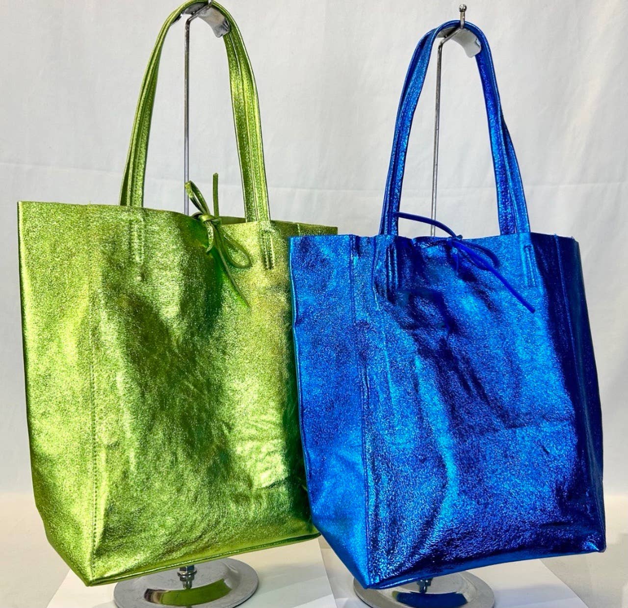 JIJOU CAPRI - Vendita all'ingrosso Borsa tote - Donna - Borse tote in pelle metallizzata primaverile italiana JIJOU CAPRI4