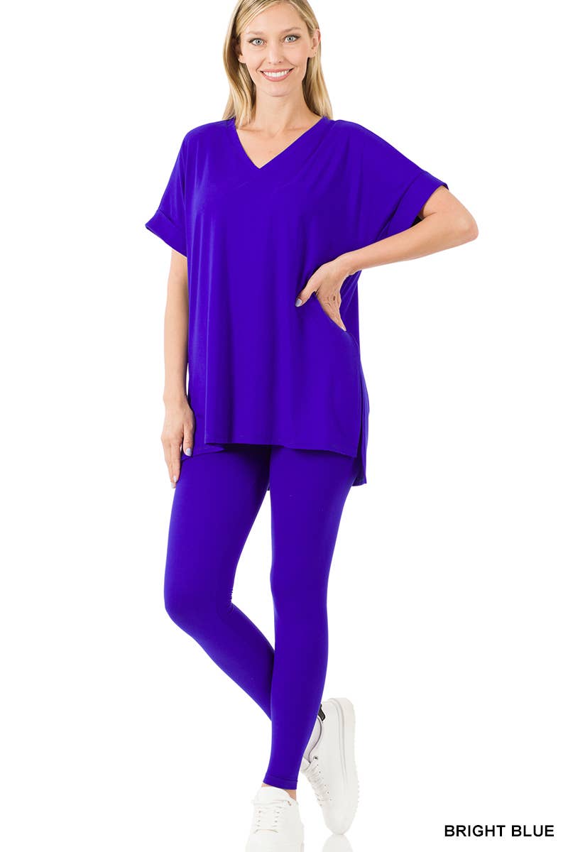 Vanilla Monkey - Wholesale Lounge Set - Women's - Brushed Dty Microfiber Loungewear Set6
