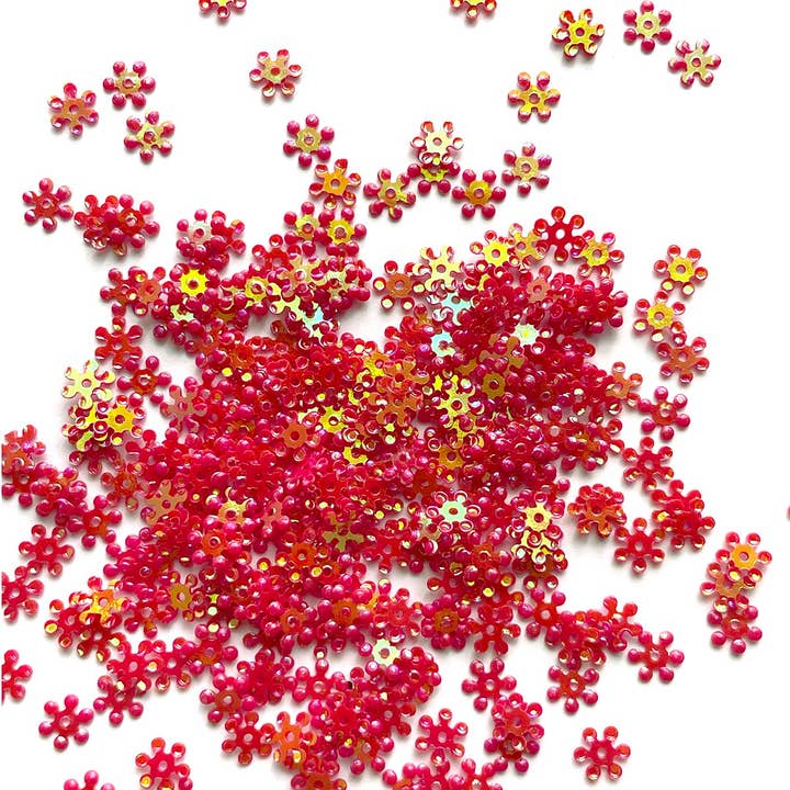 Starburst - 6mm - Hot Pink with Gold Lights (S70) for wholesale by Colour Streams