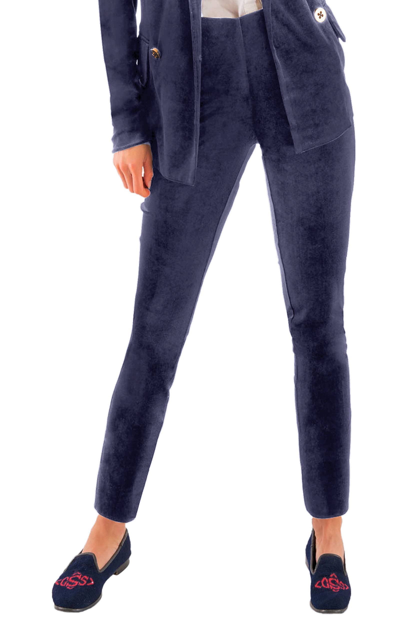 Gretchen Scott LLC - Vente Pantalon – femme - Pantalon GripeLess - Velours Soyeux6