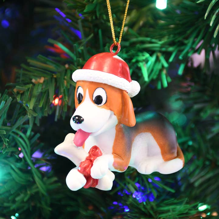 Tree Buddees – Ornamento por atacado – Primeiro enfeite de Natal do filhote de cachorro - Beagle4