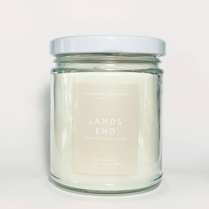Lands End - Oakmoss & Amber - Scented Container Candle for wholesale by Pearl Home Fragrance