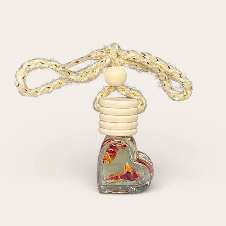 Car Air Freshener Diffuser - Rose + Lavender + Sage for wholesale by LostLove Art Co.