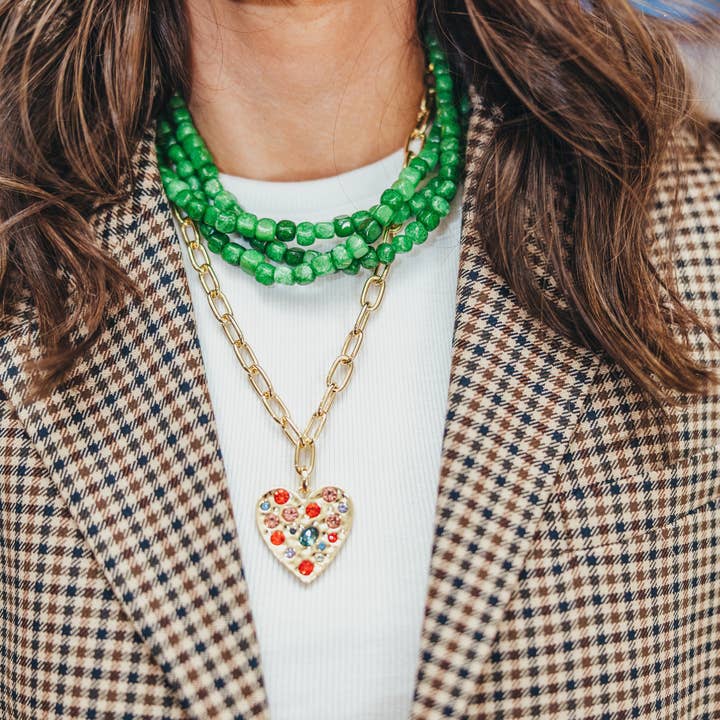 Allie + Bess - Wholesale Individual Charm/Pendant - Louisa Heart Charm3