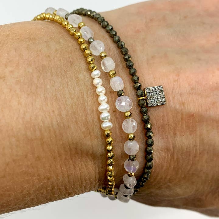 Armbandstapel Maan, Zee + Sterren voor wholesale door light+grace design