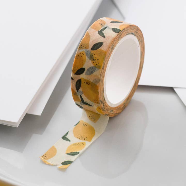 Lemon Washi Tape for wholesale by Jaybee Design