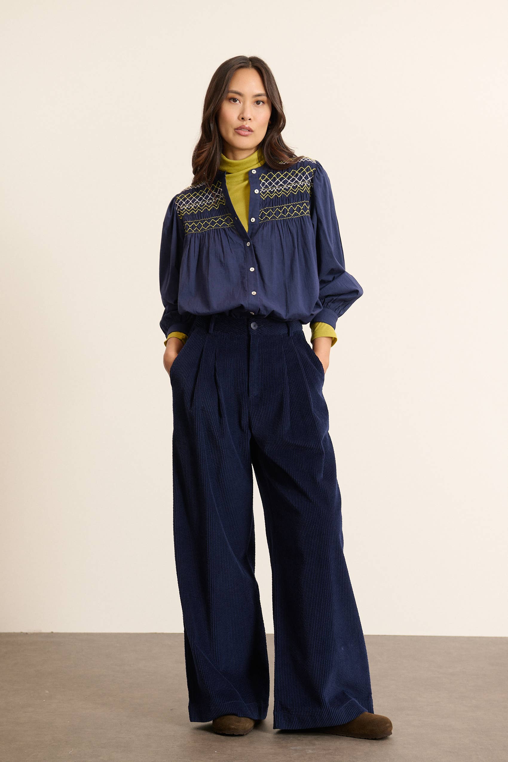 Garance Paris – Engroshandel Bluse - Dame – Broderet løs bluse - KETTY4