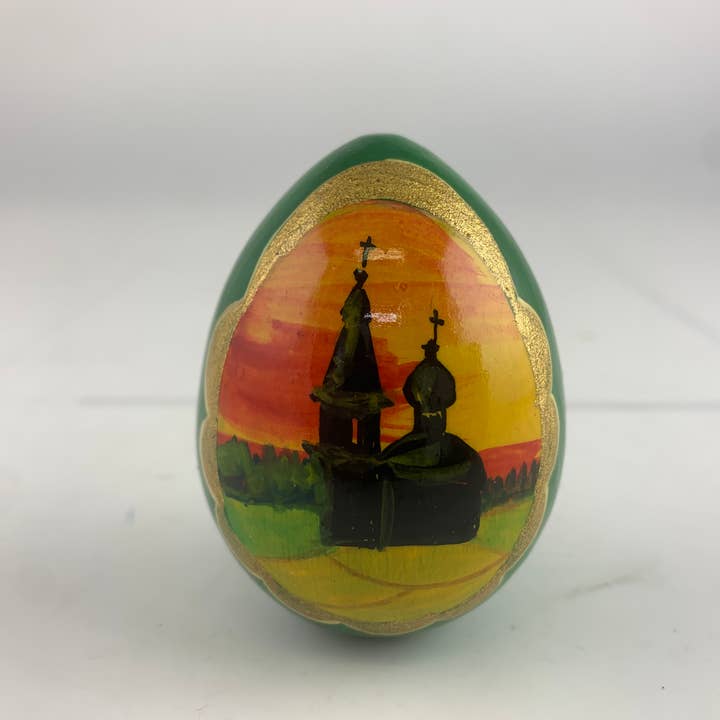 Golden Cockerel - Wholesale Decorative Tabletop Object - Vintage Wayside Chapel Egg6