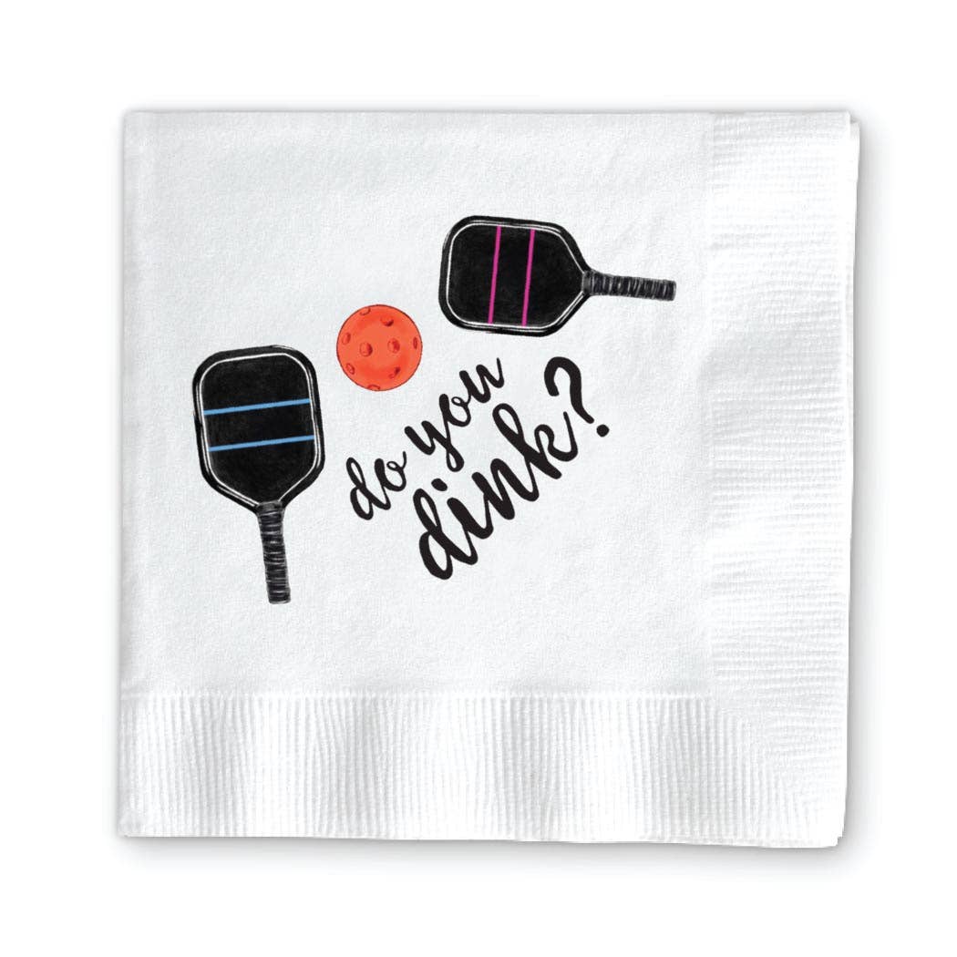 Donovan Designs - Wholesale Disposable Napkin - PICKLEBALL COCKTAIL NAPKINS0